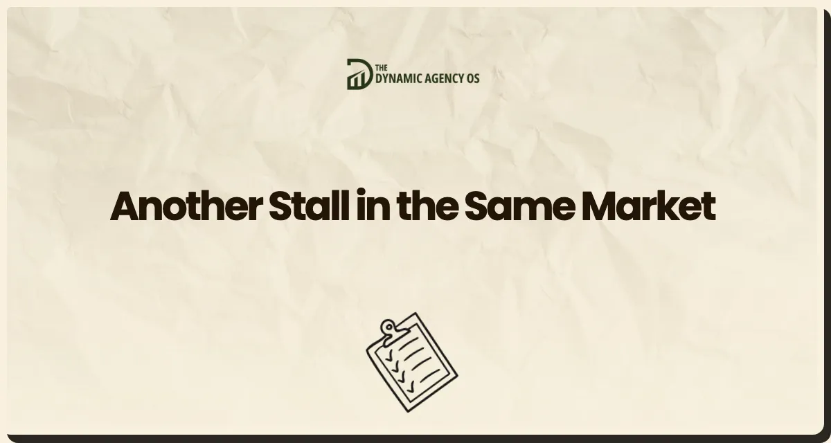 Another Stall in the Same Market