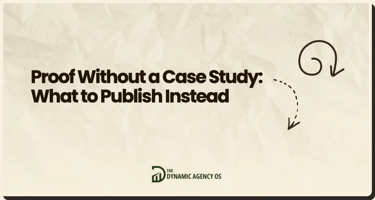 Proof Without a Case Study: What to Publish Instead