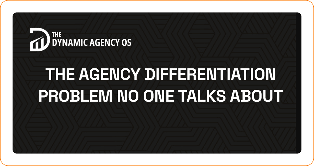 The Agency Differentiation Problem No One Talks About